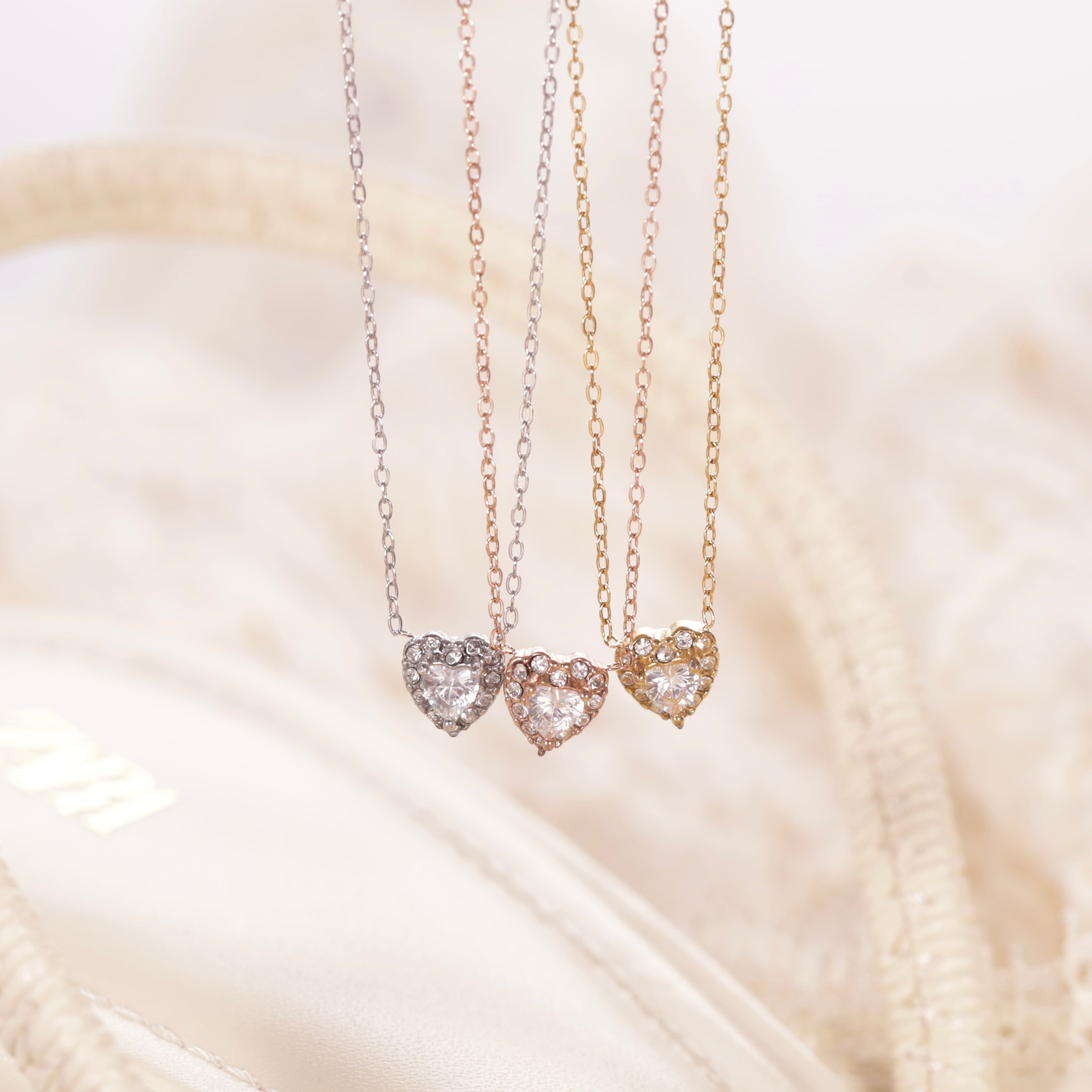 316L précieuse heart necklace | apire