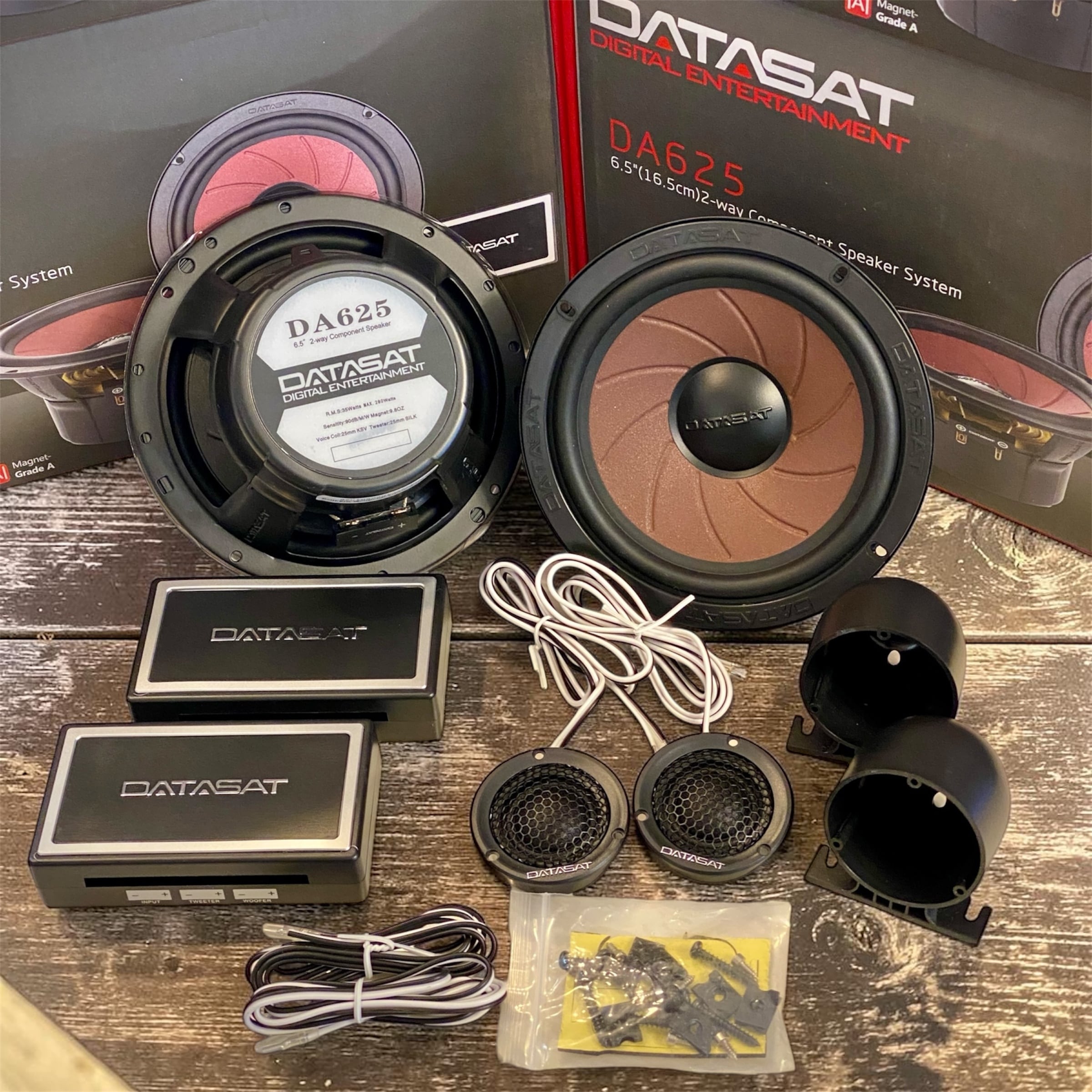 国内正規品】【鬼コスパ！高音質】DATASAT DA625 2wayスピーカーセット