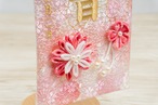№7644-28　小　桜の詩　つまみ細工花付き　星のしづく房付き　うす金刺繍 thumbnail 5