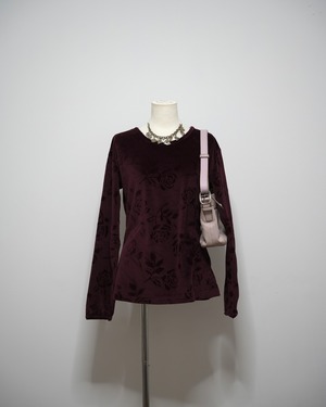 velour l/s tops / euro