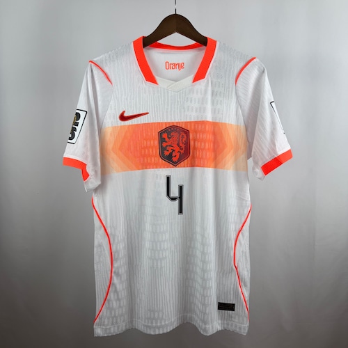 【即納】オランダ代表 2026 アウェイ サッカーユニフォーム VIRGIL #4