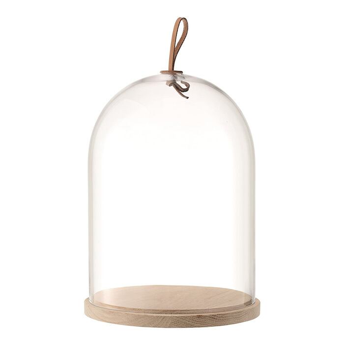 ケーキスタンド ケーキドーム LSA エルエスエー ガラスドーム&ウッドトレー Ivalo Dome & Ash Base G1048-21-301 高さ29.5cm
