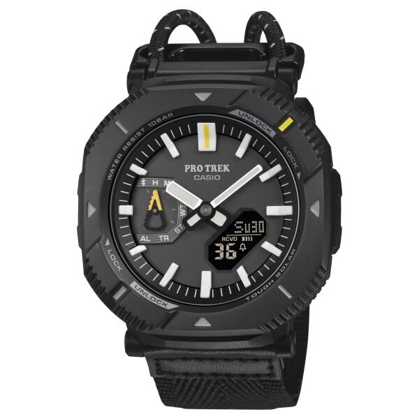 国内正規品 CASIO PRO TREK カシオ プロトレック Hiker Line 最軽量モデル タフソーラー Bluetooth メンズ腕時計 PRJ-B001B-1JF