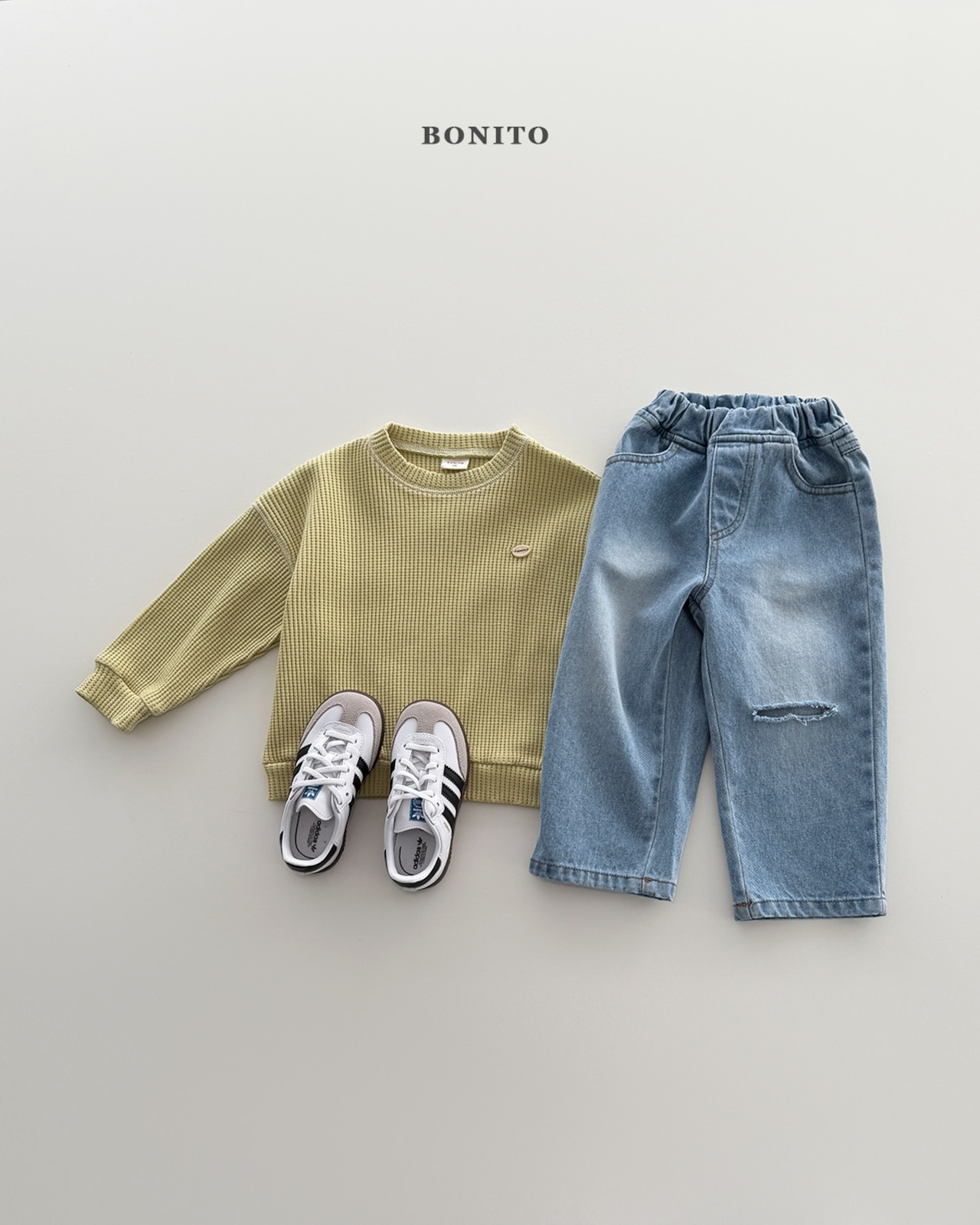 BONITO 26/SS ワッフルガイトレーナー