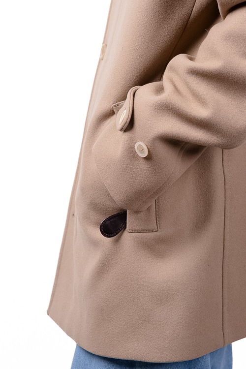 [Early 2000s] "allegri" Virgin Wool Coat With Dual Closure (Made in Italy)