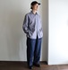 Gurank " 8oz raw denim double knee pants ( Indigo )"