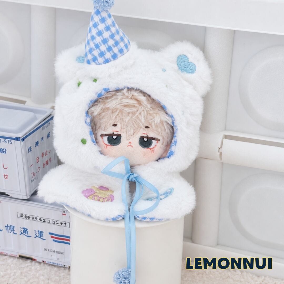 10cm ぬい服 12cm ぬいぐるみ服 着せ替え マント ポンチョ 誕生日 綿