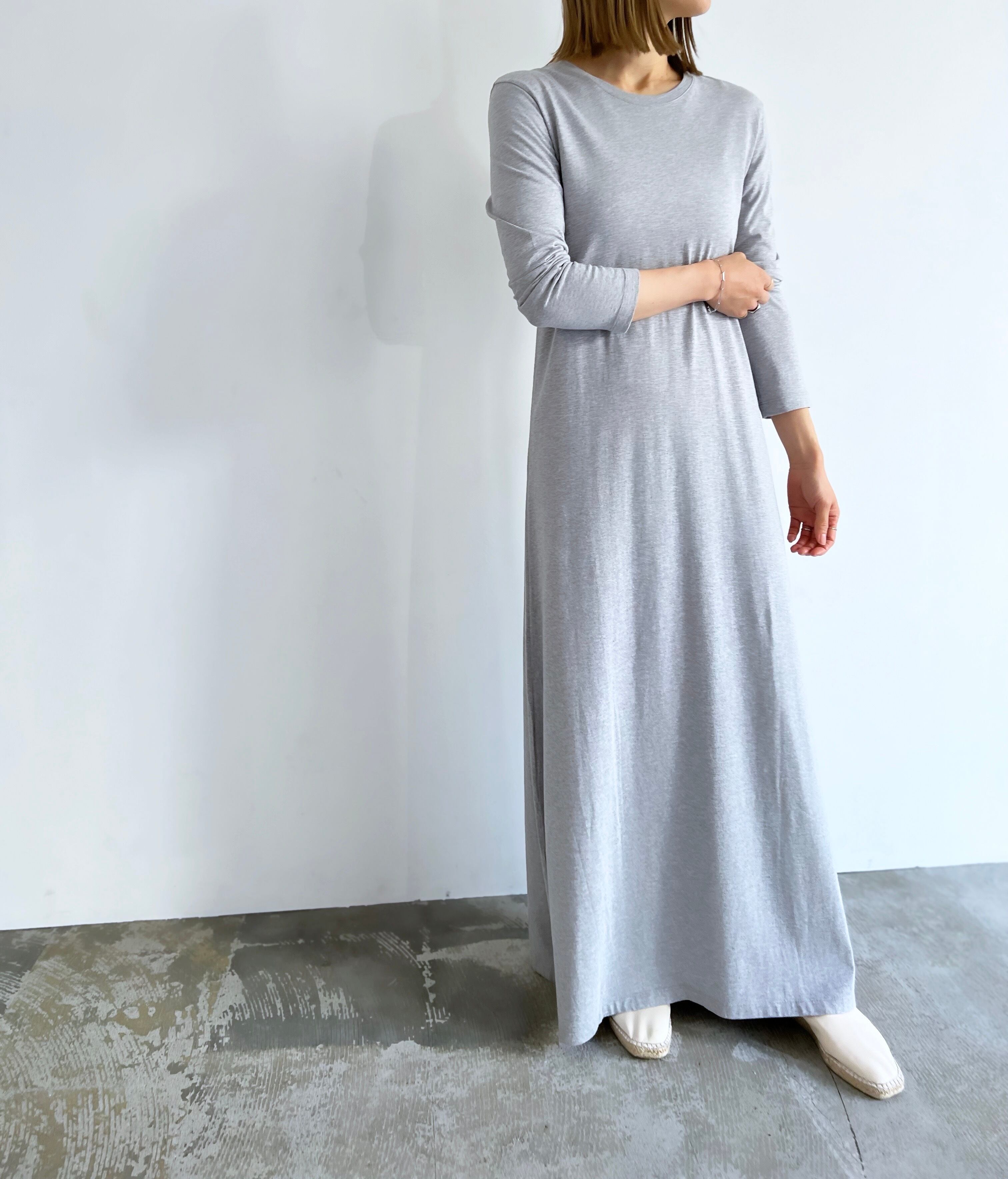 takes. / WOMEN'S DRESS / BAMBOO ワンピース【WHITE / GREY / NAVY