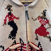 【HOUSTON woman / ヒューストン ウーマン 2019W SOUVENIR COWICHAN SWEATER (DANCE) / スーベニアカウチンセーター/NATURAL】