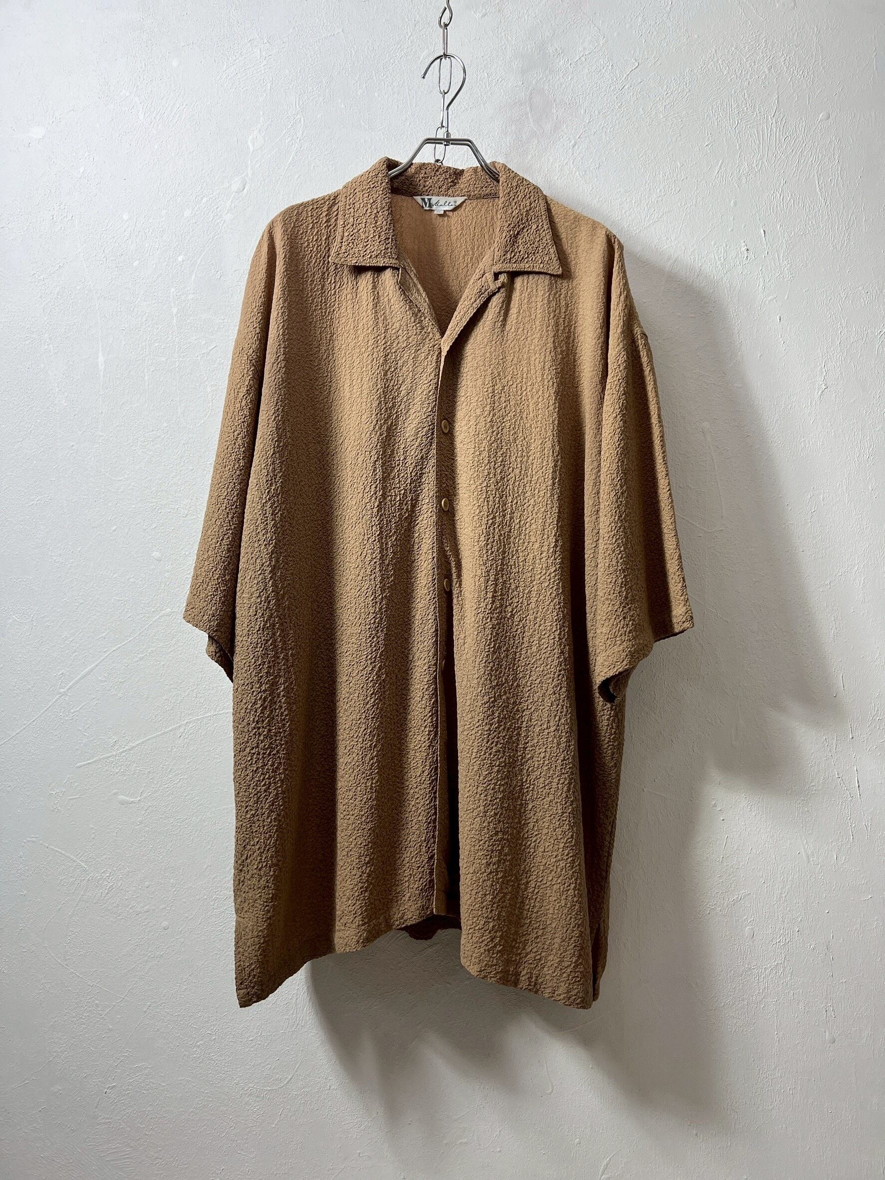 RUSSIA made embossing short sleeve shirt