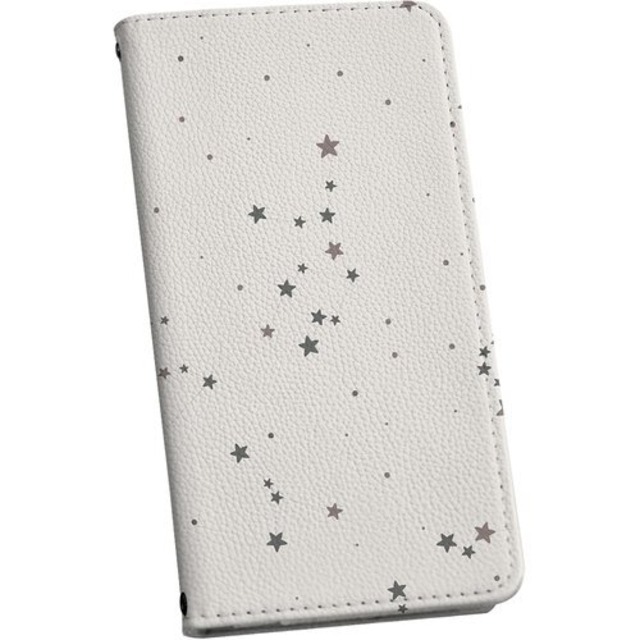 iphone7 ケース カバー 手帳 スマコレ 手帳型 レザー 手帳タイプ 革 スマホケース スマホカバー 010562 星 グレー 模様 79