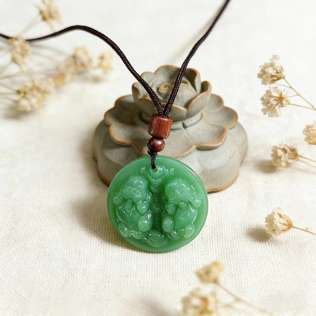 Gingerdustのダブル貔貅ネックレス 실속