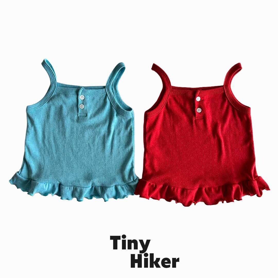 【予約】TinyHiker / マドレーヌフリルキャミ