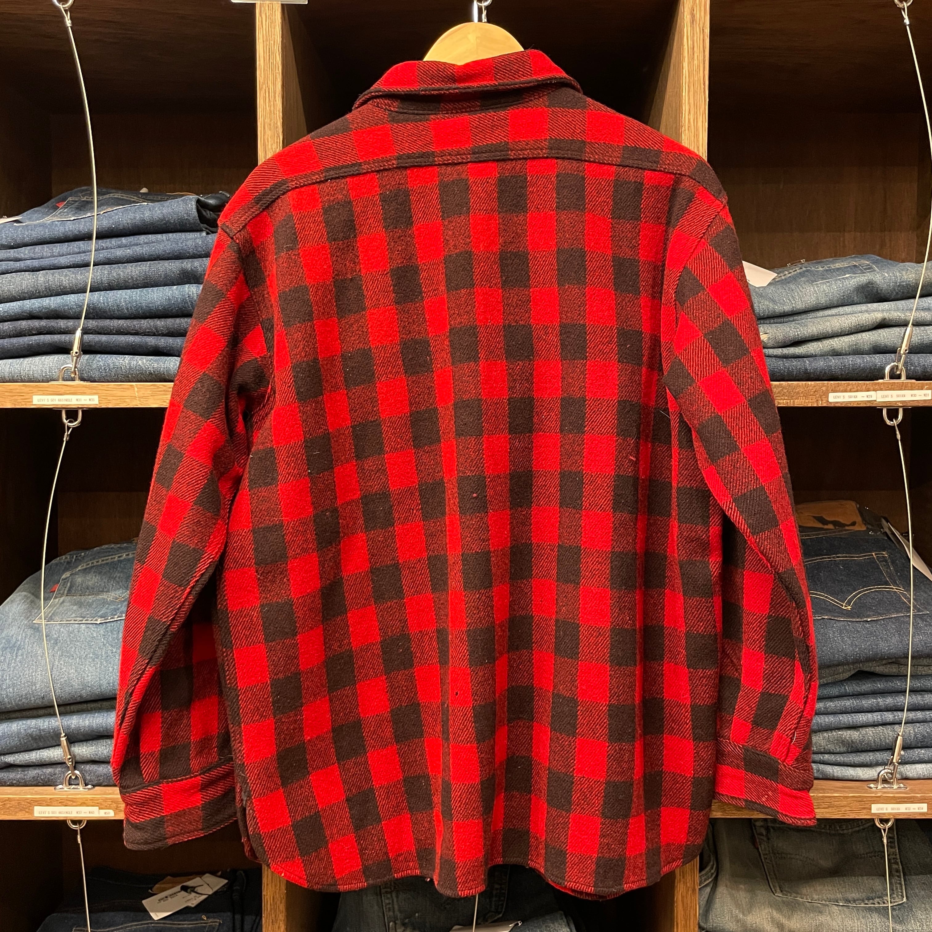 1940S FIVE BROTHER H/Z WOOL CHECK SHIRT | safarionline