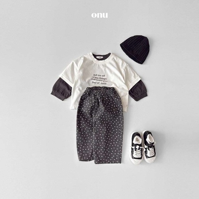 予約⌇ONU / Lettering short-sleeved T