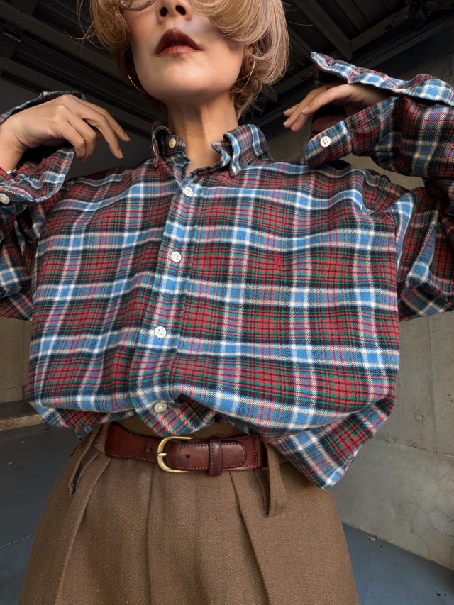 （SH1290）Ralph Lauren “BLAKE” check BD shirt