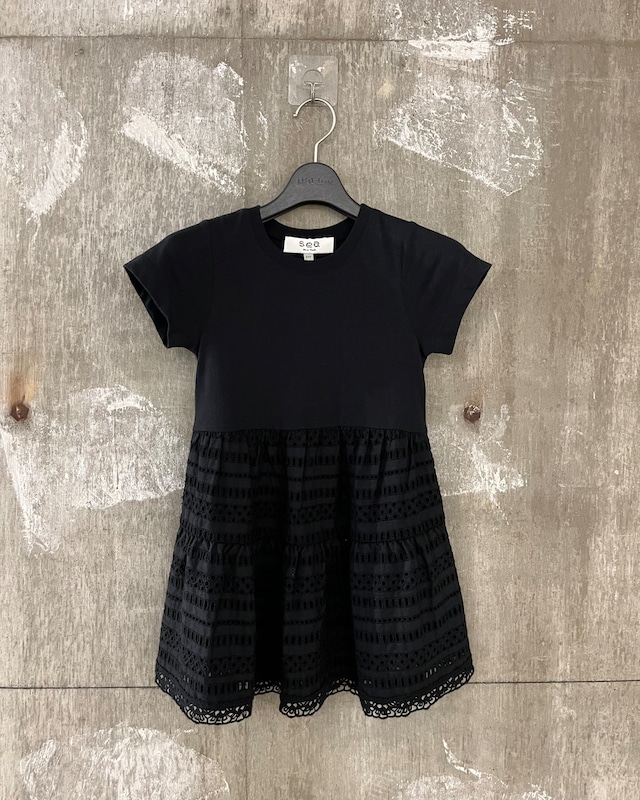 【Sea New York kids 】S/SLV TIERED DRESS