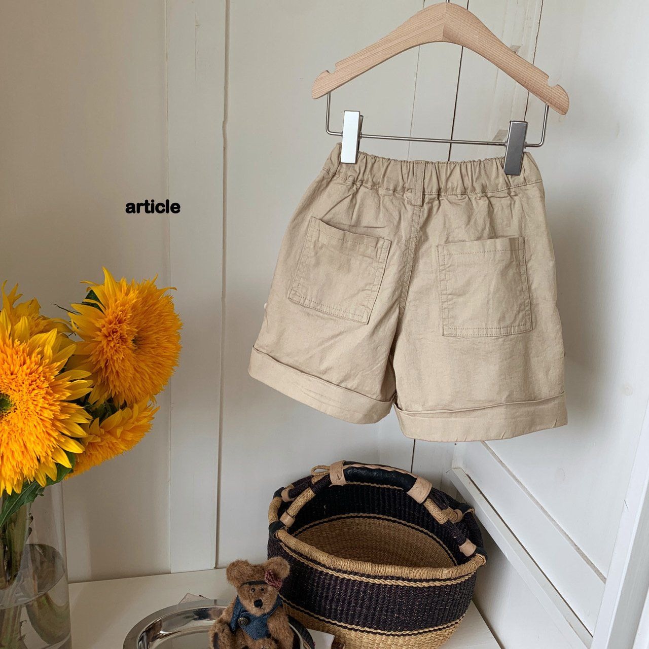 [article] Bijo Roll-up Shorts / [아티클] 비조롤업반바지
