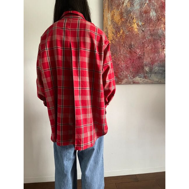 SHINYAKOZUKA HIS SHIRT (RED) 2202SK47 | IAAAM ONLINE STORE SHINYAKOZUKA HIS SHIRT (RED) 2202SK47 | IAAAM ONLINE STORE