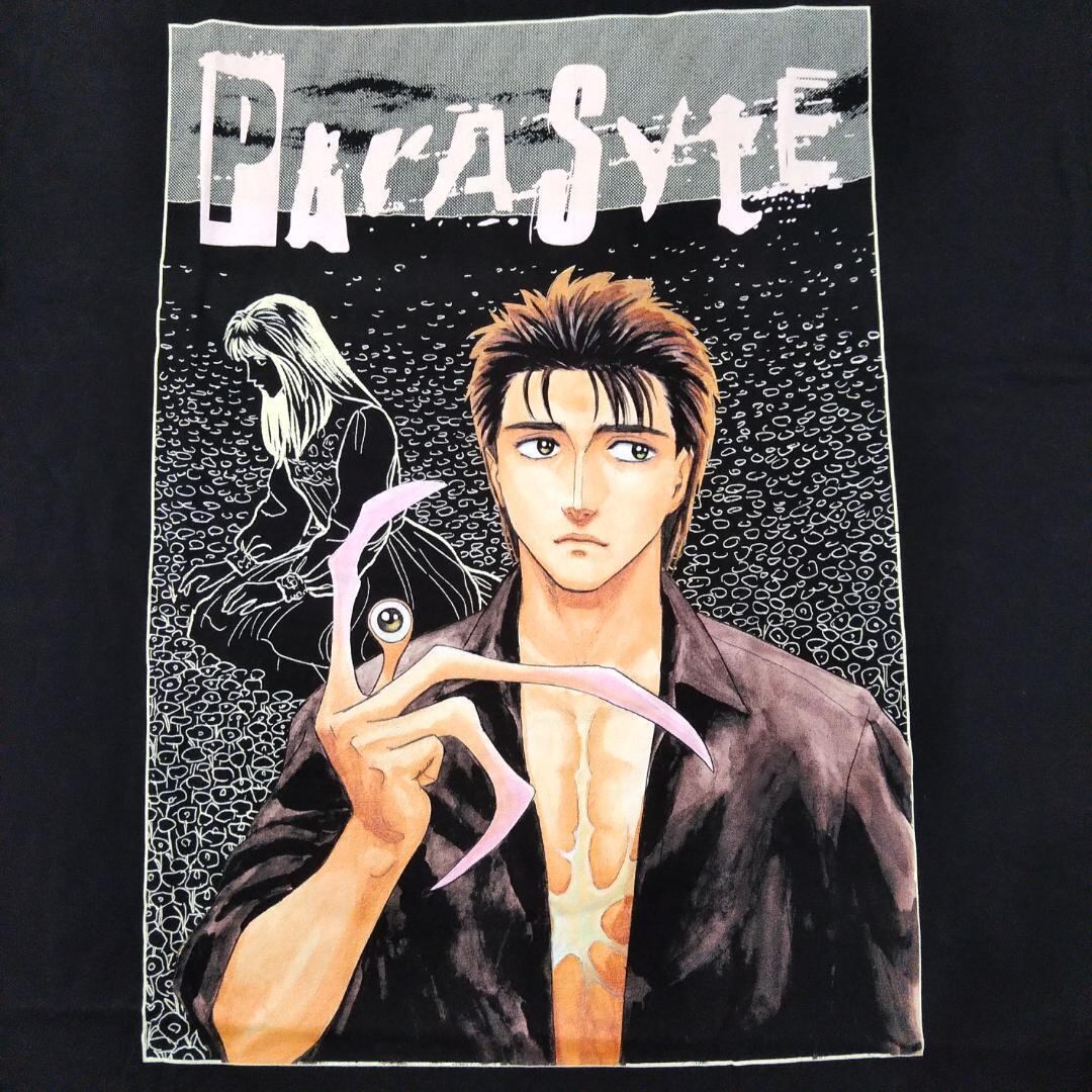 寄生獣 Tシャツ Lサイズ 黒 マンガT 漫画T 海外 未使用新品 * | GOLD