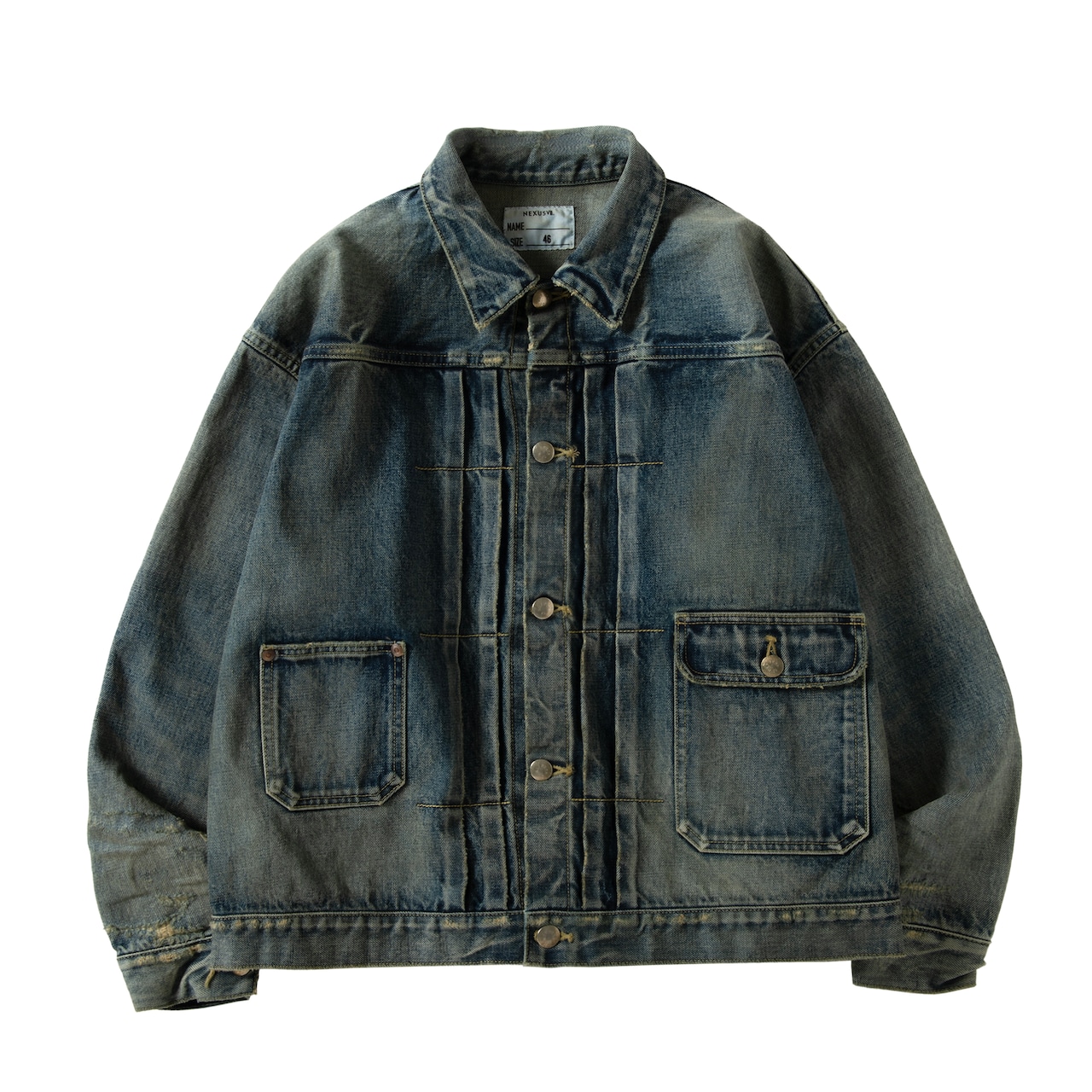 DAMAGED ASMMTR DENIM JACKET