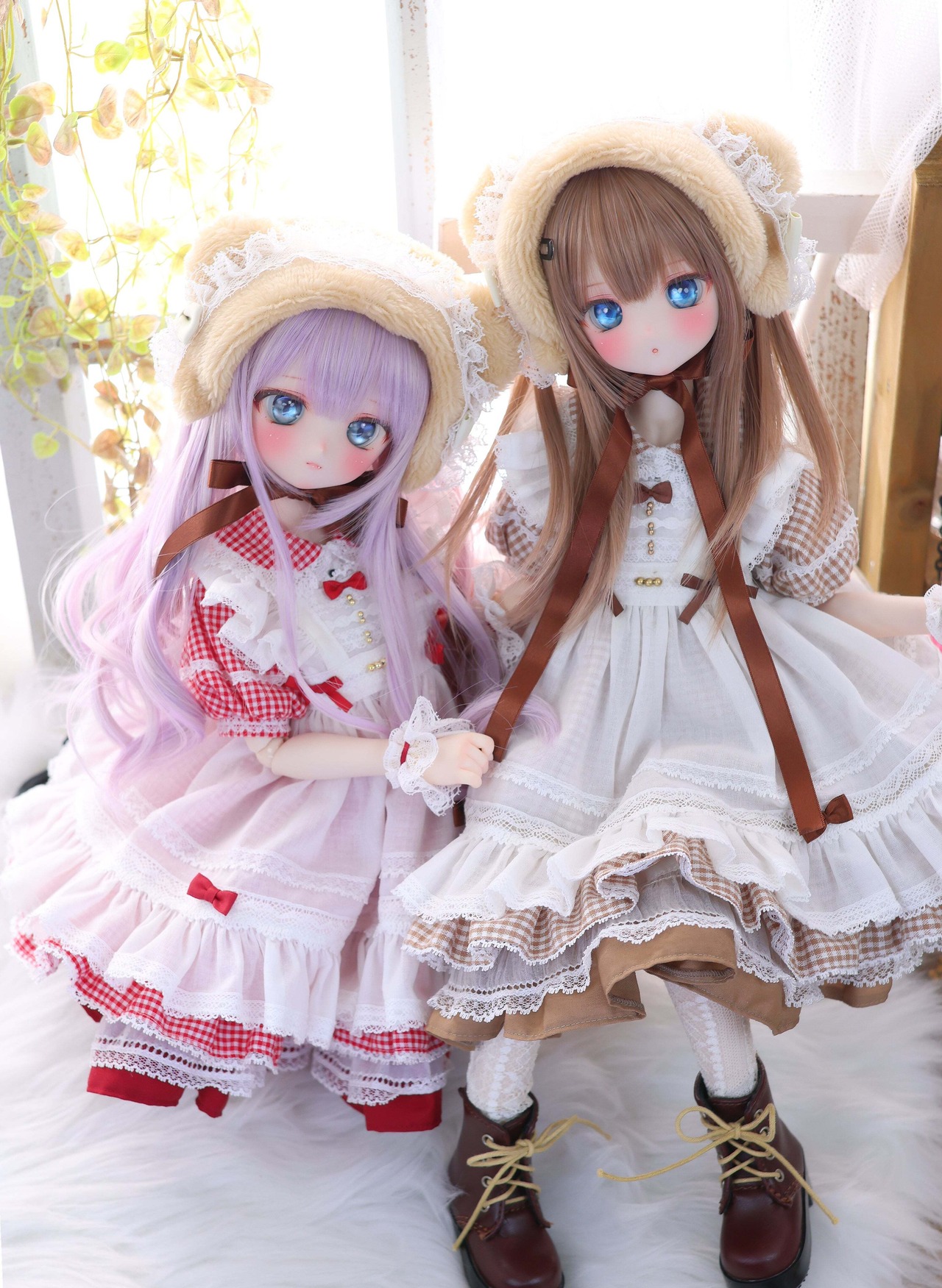ハニベア・ピクニックセット（ブラウン）｜Mini Dollfie Dream ・ 1/4TinyFox PEKO・KUMAKO - 14