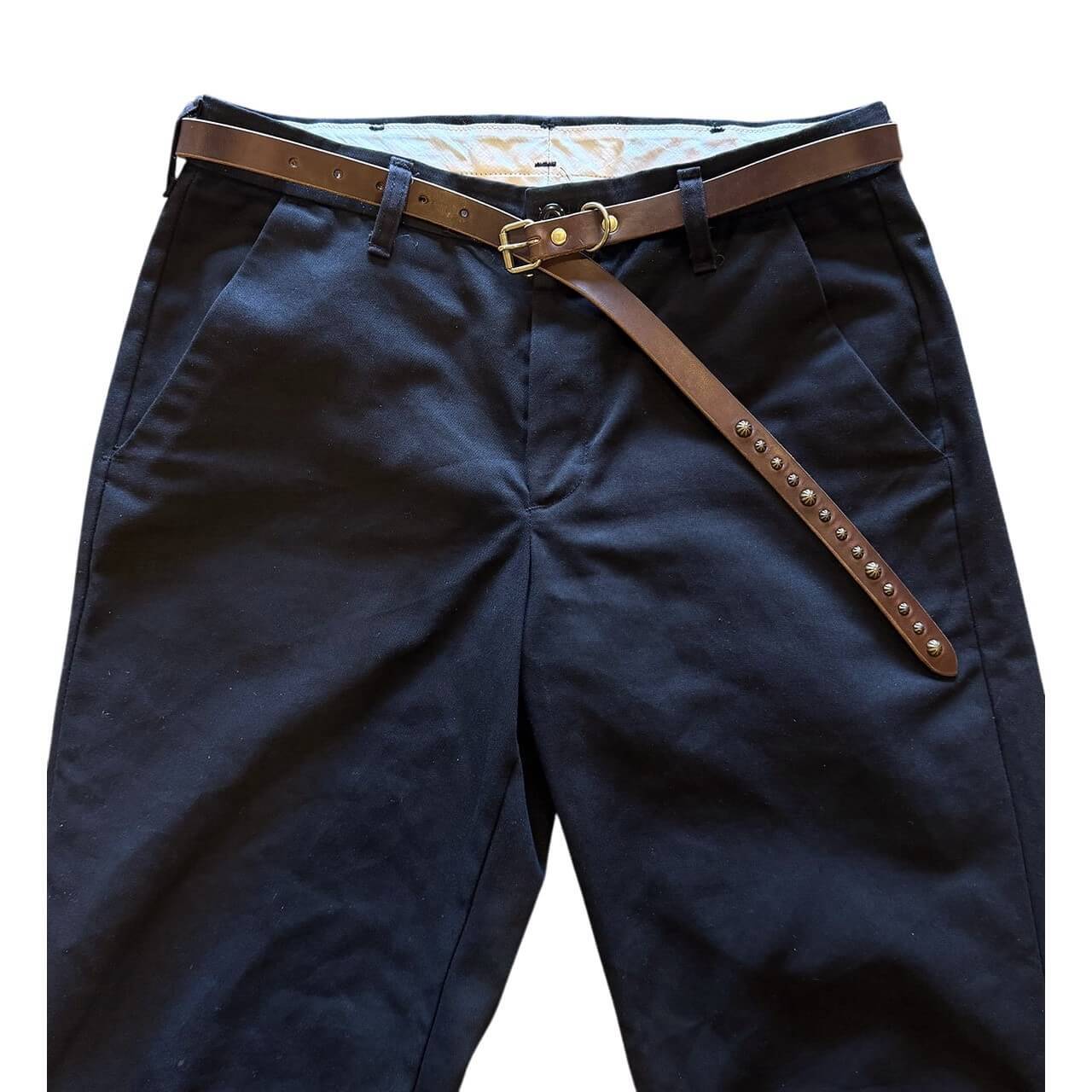 Re-ACT / Studs Umbrella Narrow Long Belt - スタッズ アンブレラ
