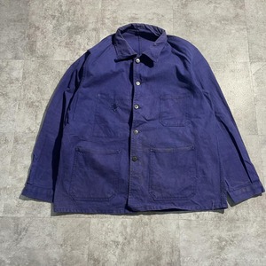 70-80s BARBE BLEU コットンツイル フレンチワークジャケット