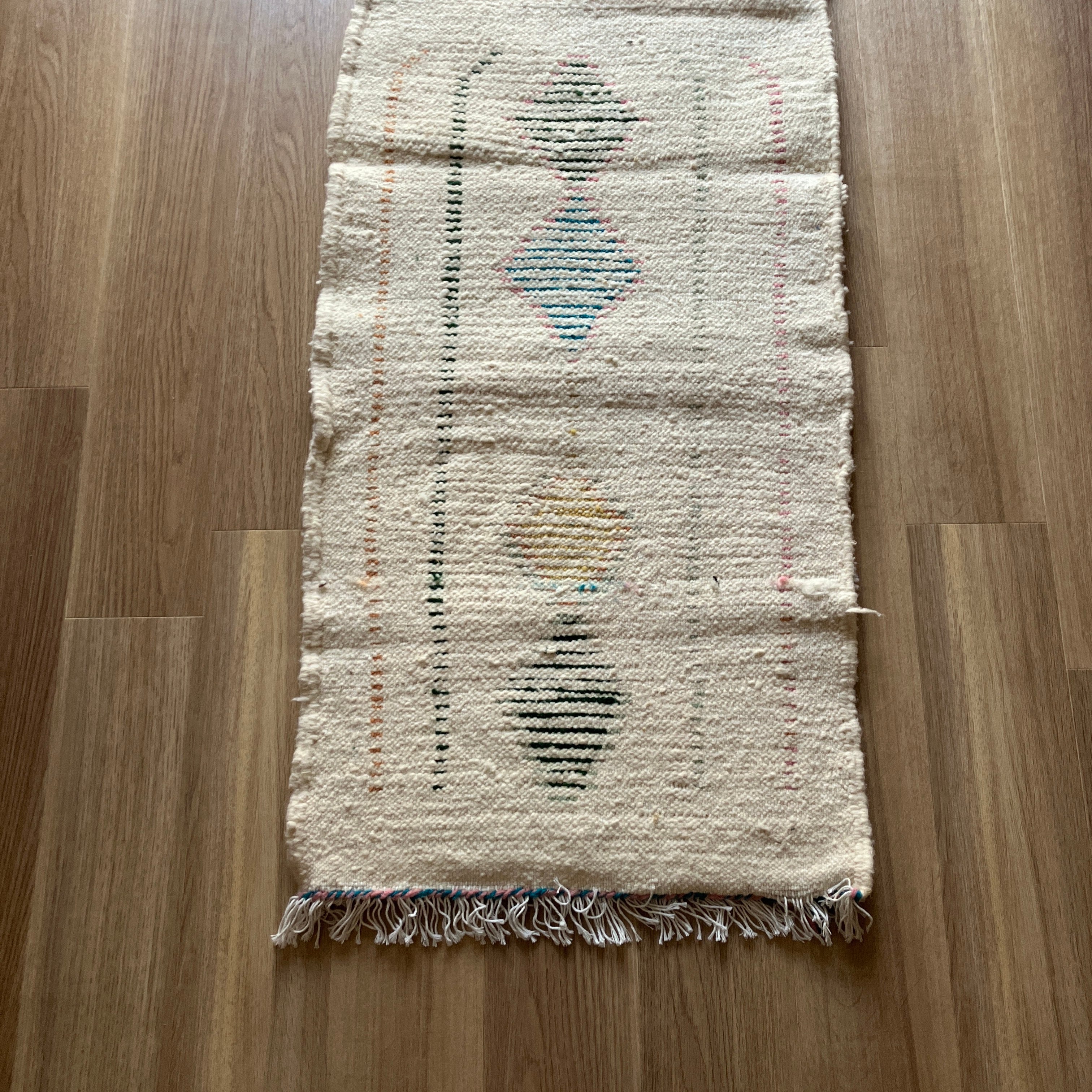 モロッコ アジラル ラグ ダイヤ柄 | 旅のカケラ