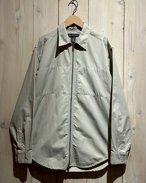 【a.k.a.C.a.k.a vintage】"BANANA REPUBLIC" Double Zip Gimmick Shirt Jacket