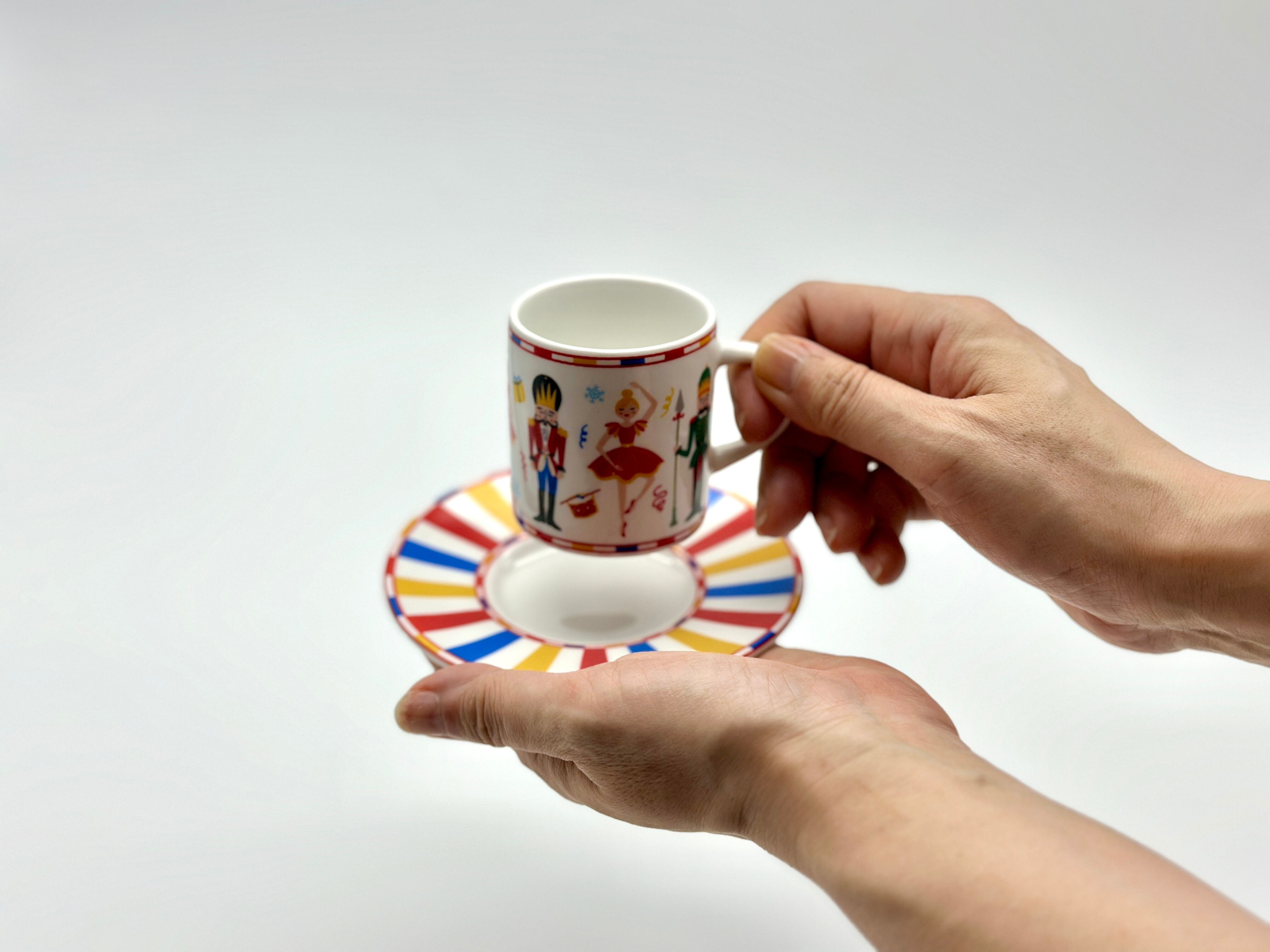 Bialetti キャラクターエスプレッソカップセット イタリア Biaietti(ビアレッティ)社 くるみ割り人形 エスプレッソ