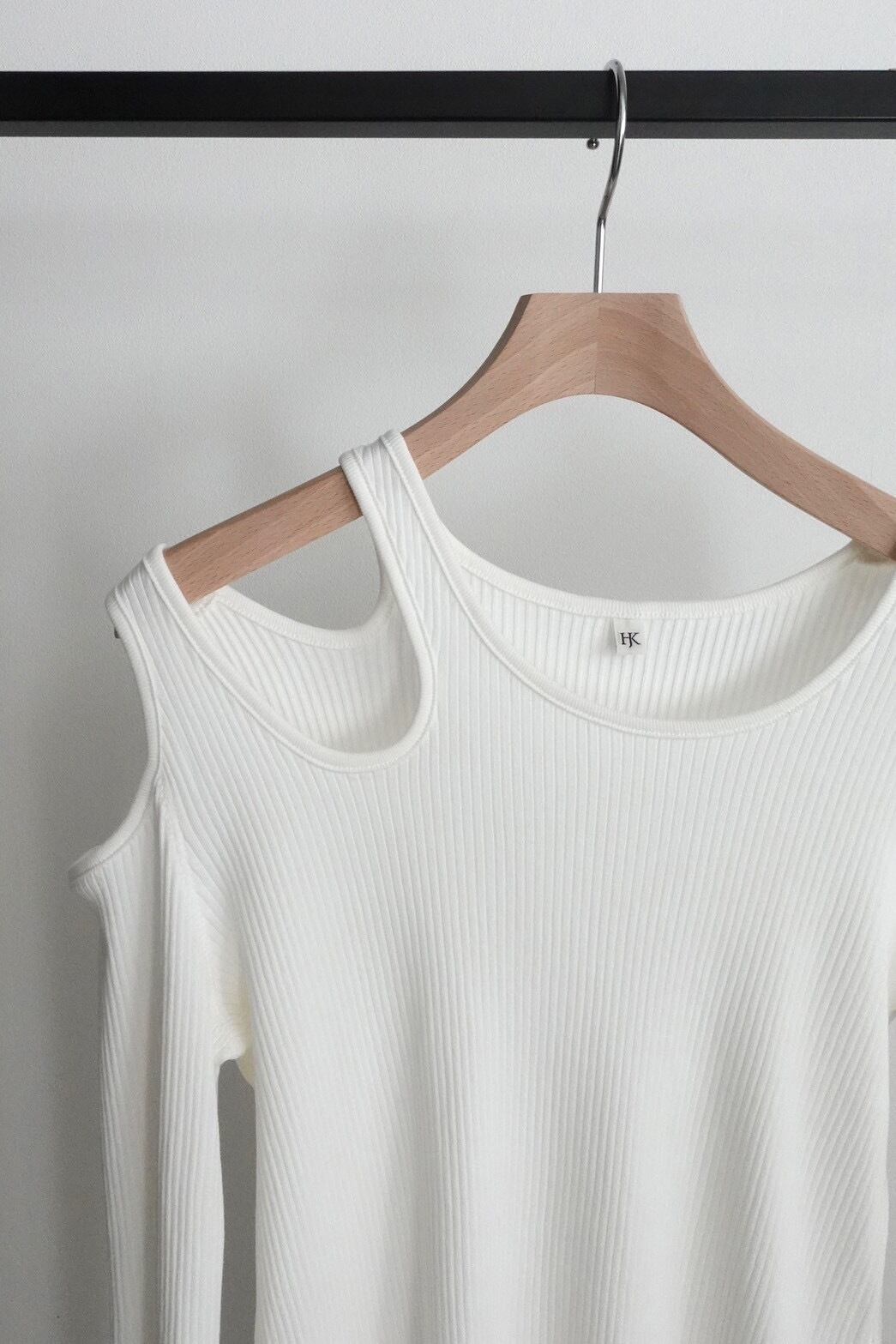 HAKUJI】Organic cotton shoulder hole LS | TOLMA.