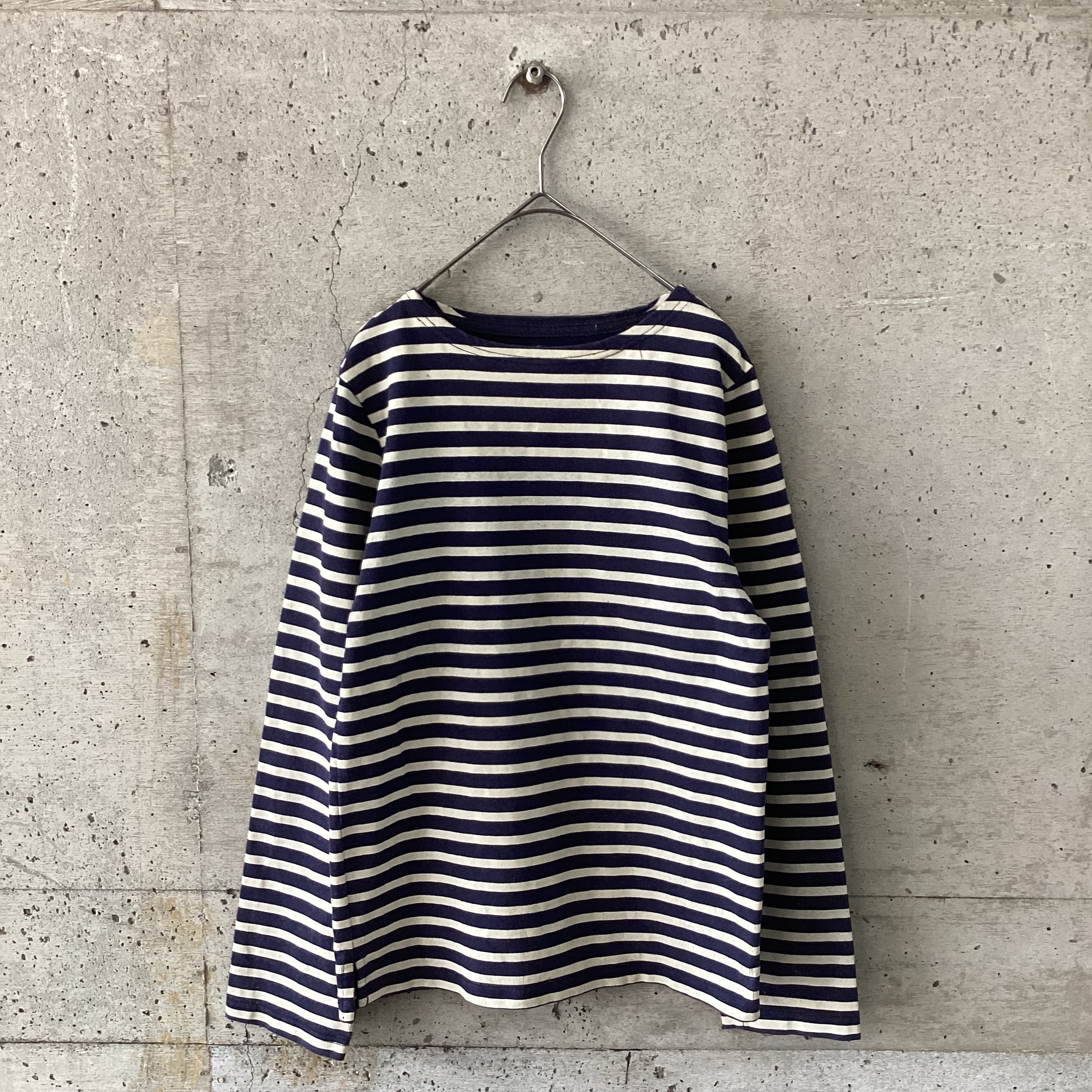 Navy Striped Heavy Top