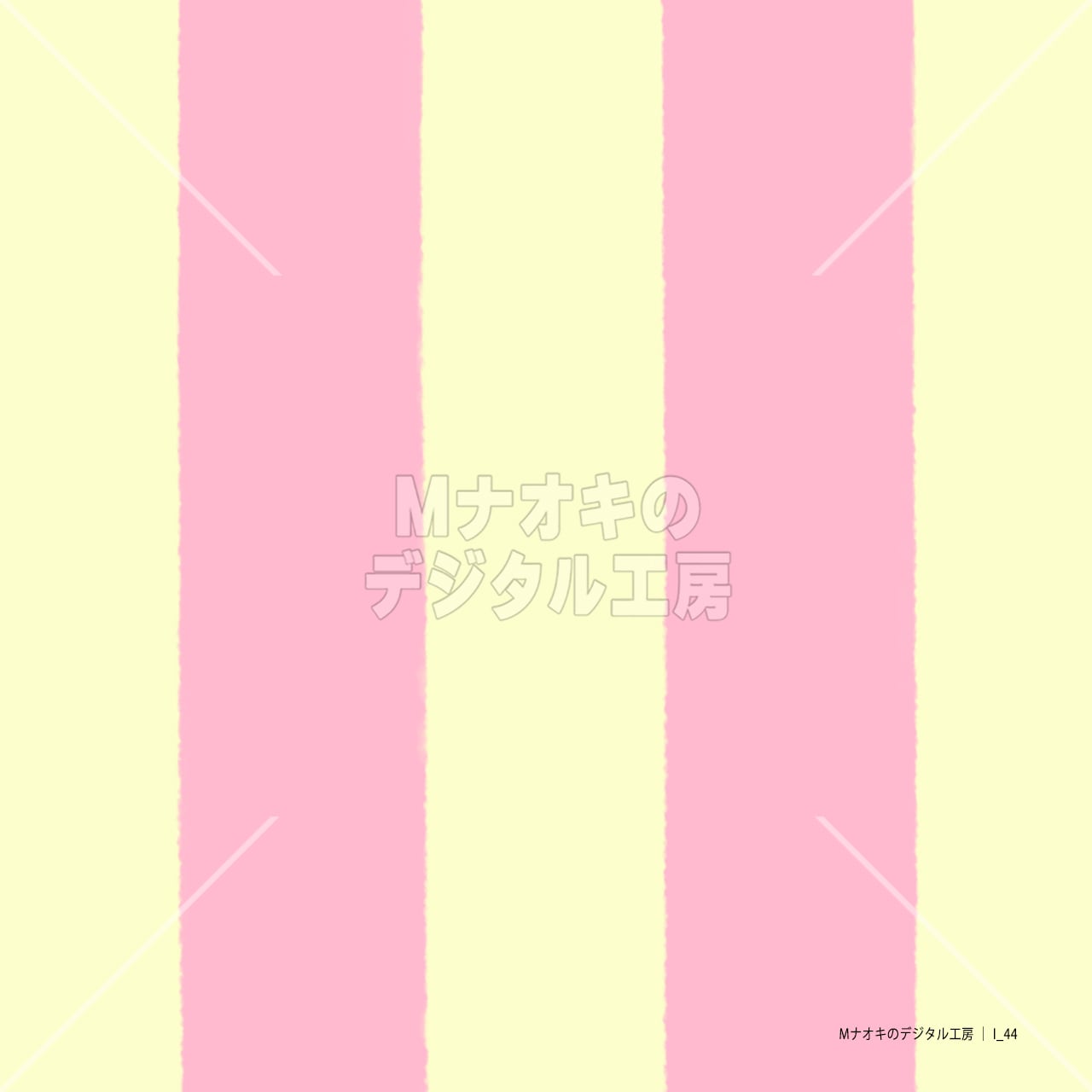 爽やかな縞模様壁紙2 ピンクとクリーム 【I_44】　Refreshing striped wallpaper 2 pink and cream