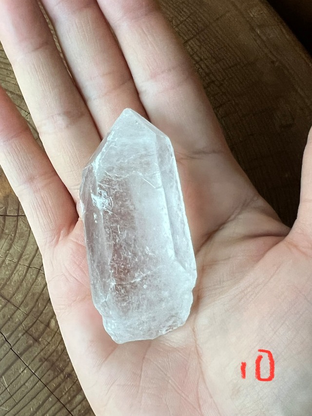 メディテーションのクリスタル【マントラカードとカンタン毎日瞑想のカード付】 10 ブラジル産 56g