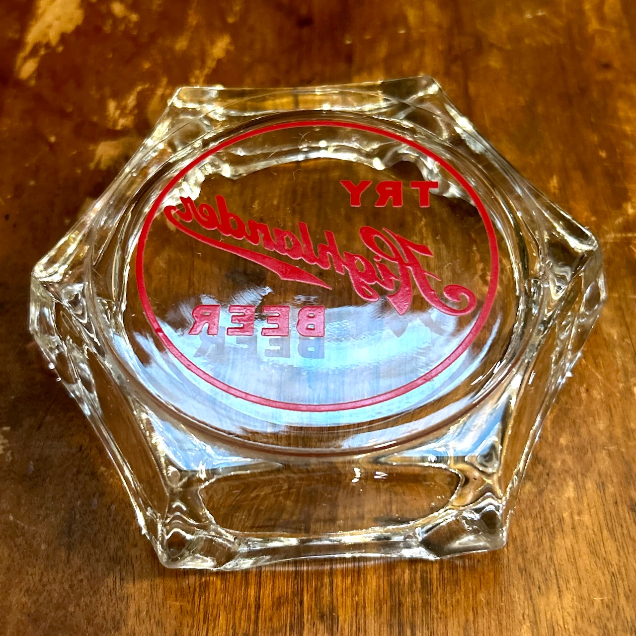 1960s HIGHLANDER BEER ハイランダービール ヴィンテージ ガラス アッシュトレイ 灰皿 MISSOULA MONTANA USA