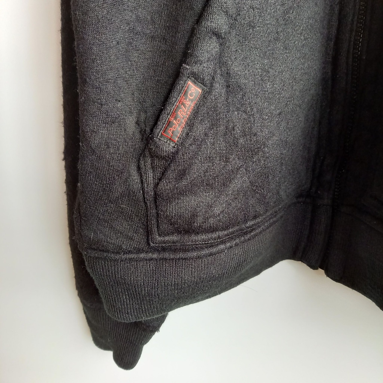 ポロバイラルフローレン　ボアジャケット　ブルゾン　裏ボア　ブラック　M