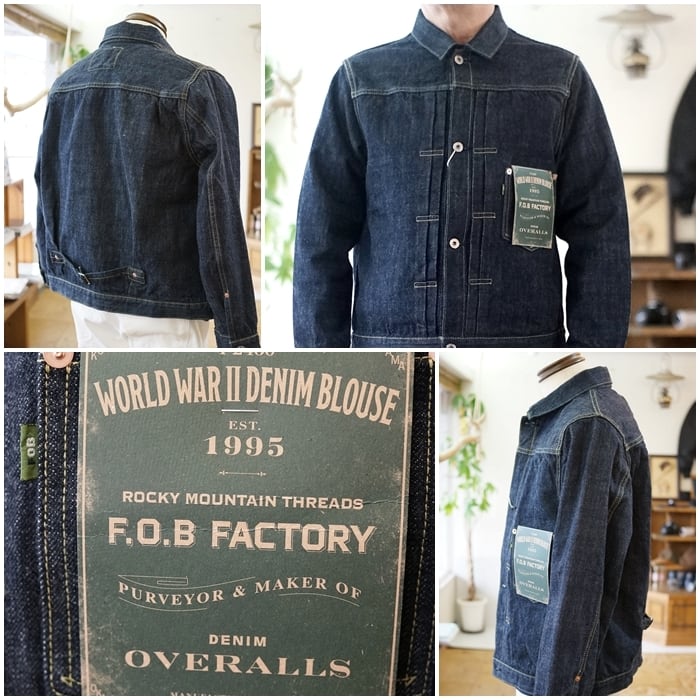 FOB FACTORY エフオービーファクトリー F2460 大戦モデルGジャン