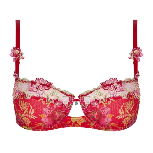 Forêt Rubis　　3/4パット無しブラジャー リズシャルメル