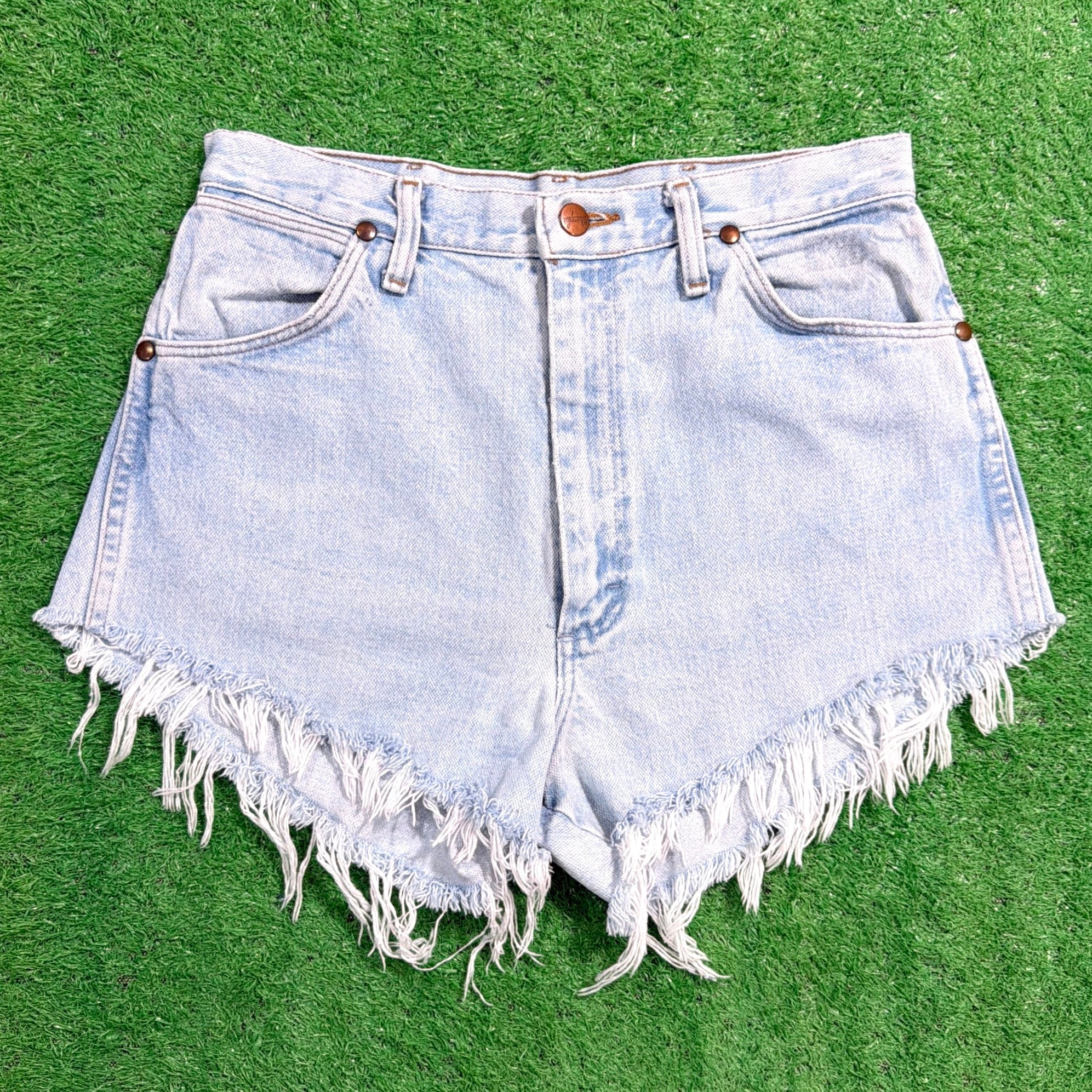 BRONZE AGE ショートパンツ　90s バギーショーツ　アメリカ製 Lady's】 90s Wrangler デニム ショートパンツ / 90年代 ショーツ