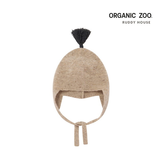 【送料無料】organic zoo / Oatmeal contrast Tassel Hat