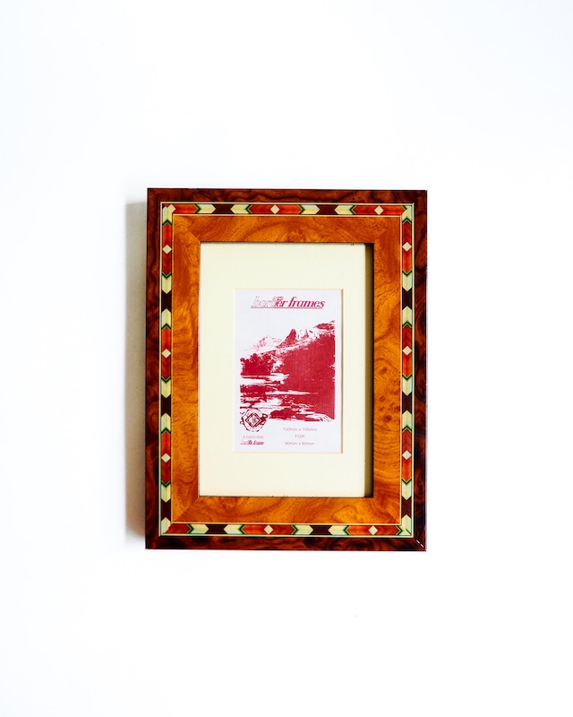 picture frame with a geometric made in USA