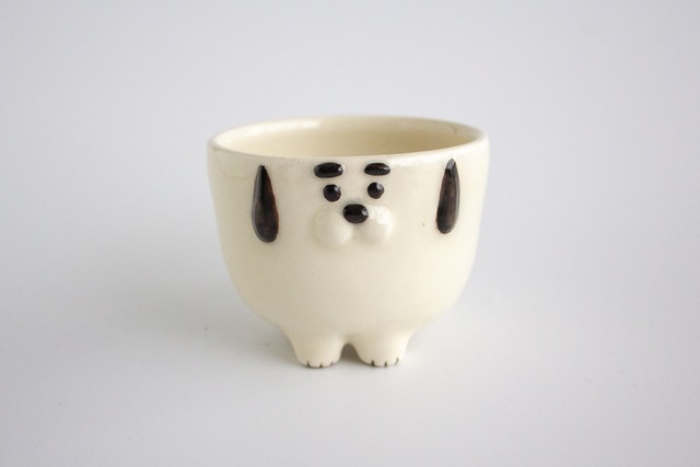 (Mま1)まゆ毛犬のマグカップ200ml