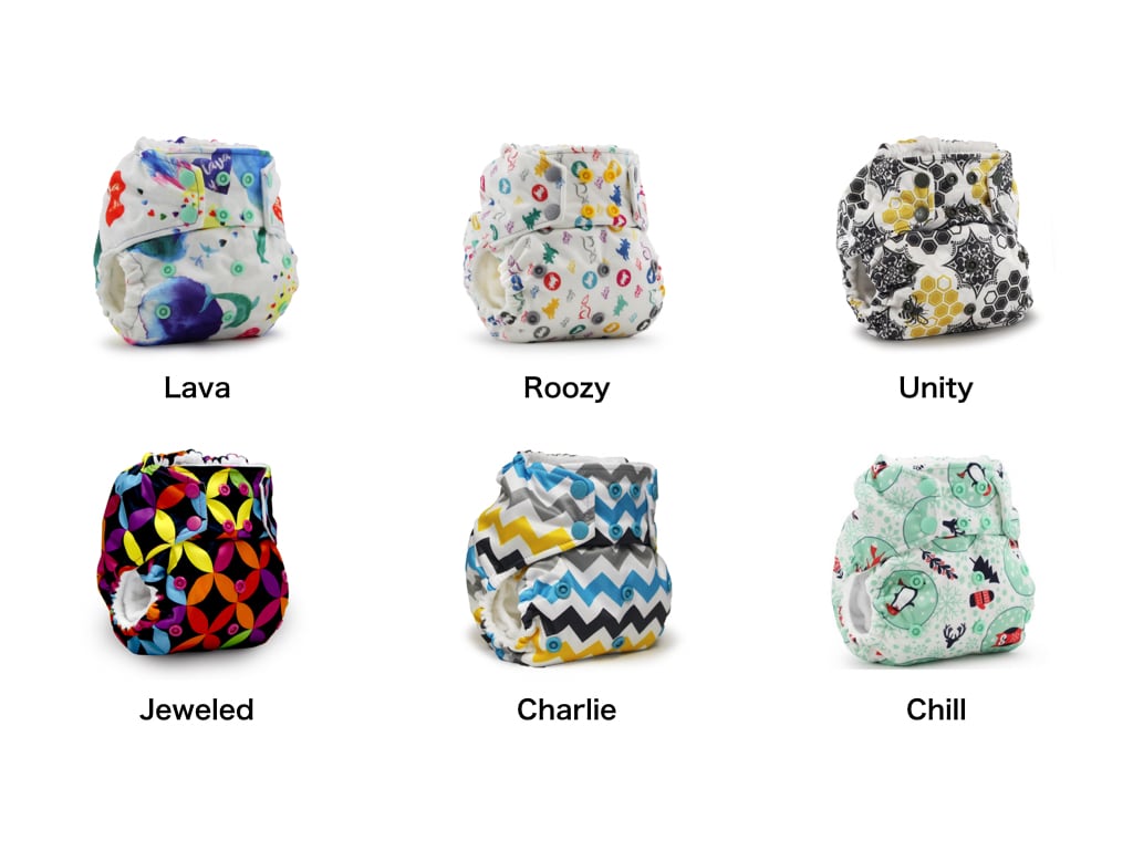 インサート一体型布おむつ〗Rumparooz One Size Pocket Diaper