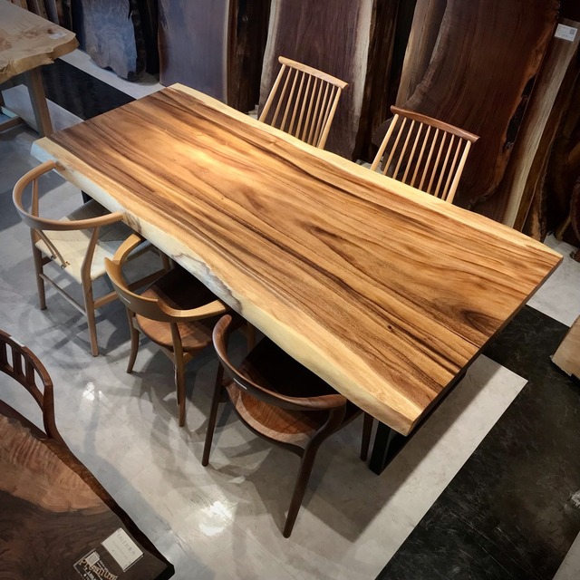 モンキーポッド_2000×1000-850×52_横浜元町店_テーブル天板/一枚板 262707 t001