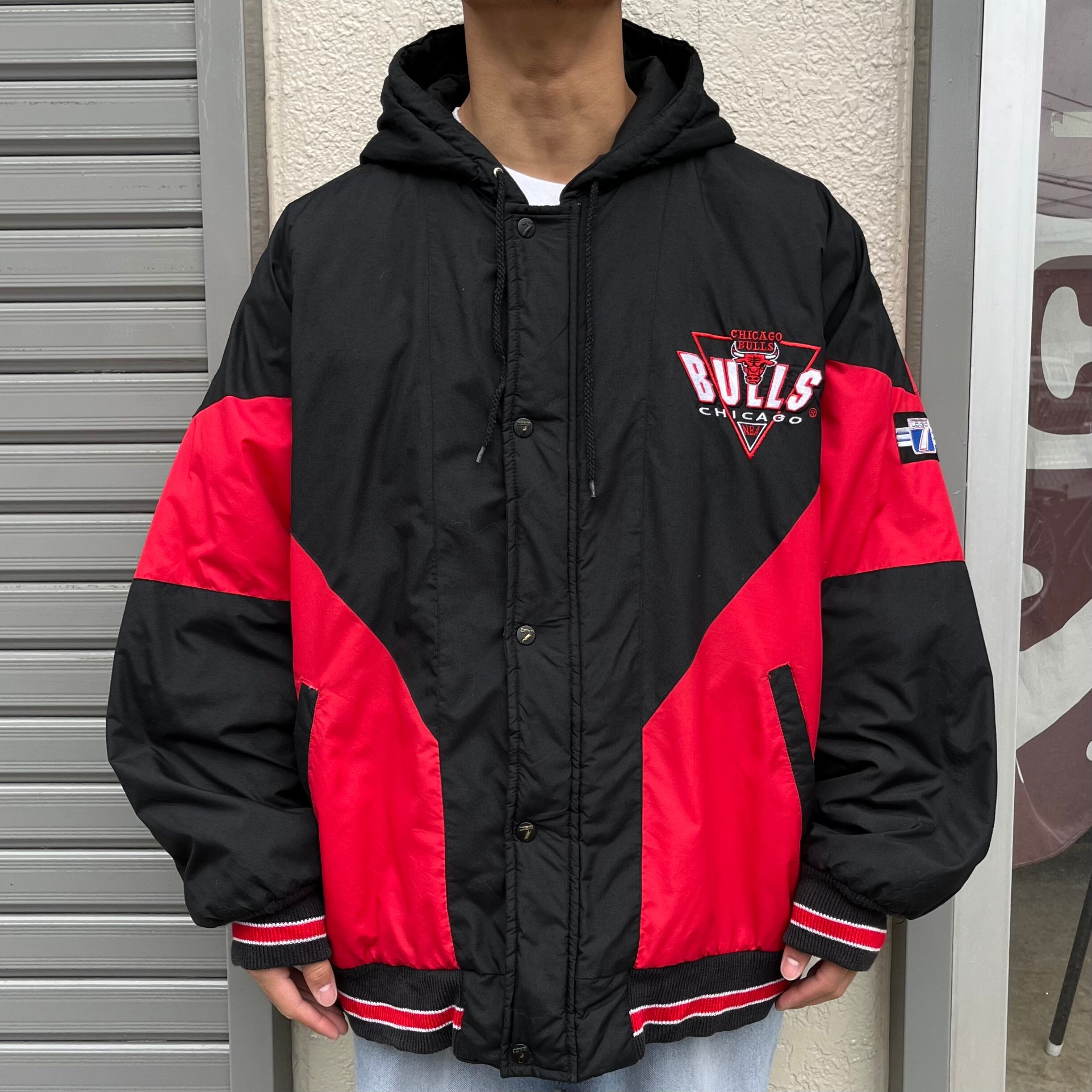 90s 古着 NBA シカゴブルズ CHICAGO BULLS ジャケット L-