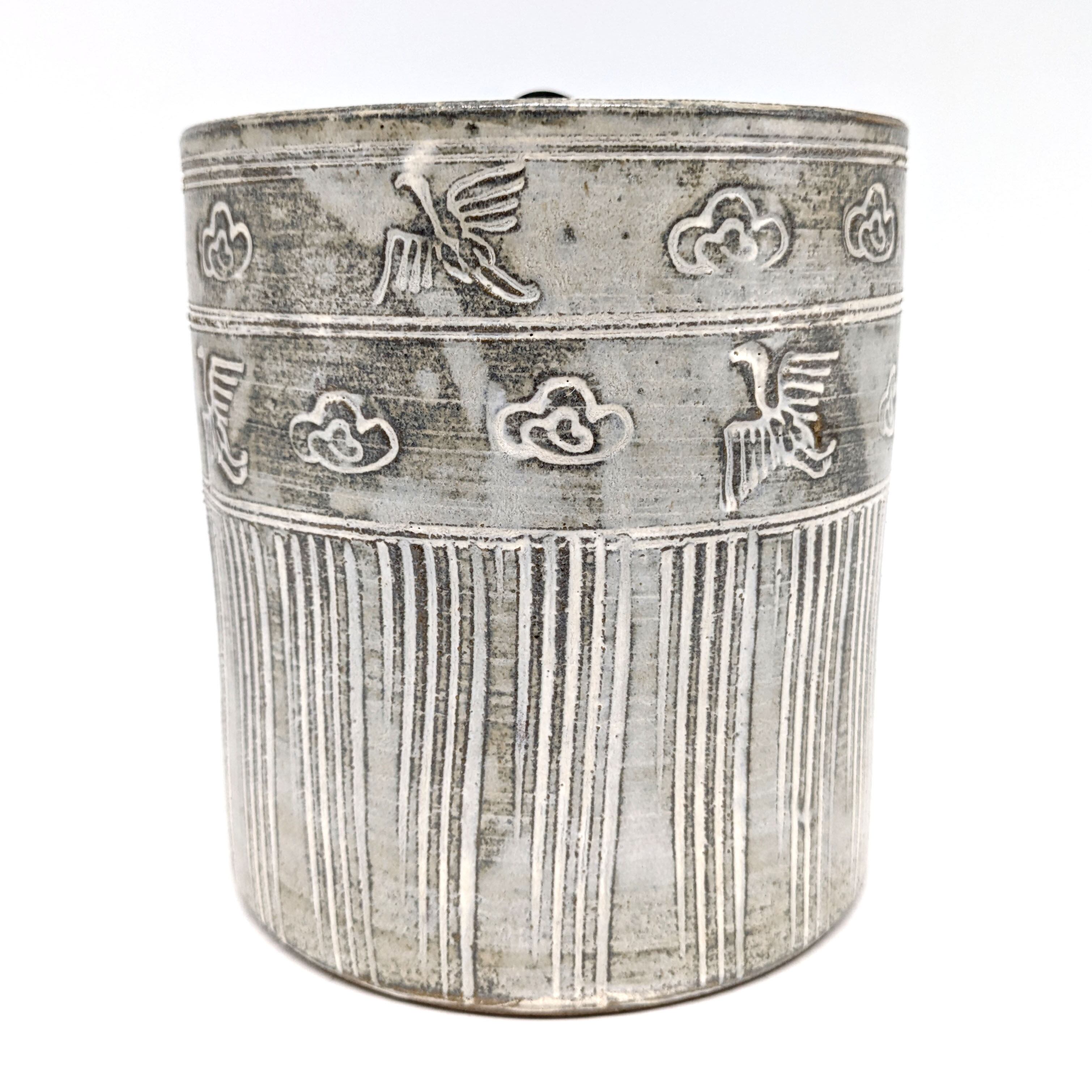 三島手・水指・茶道具・No.240820-45・梱包サイズ60