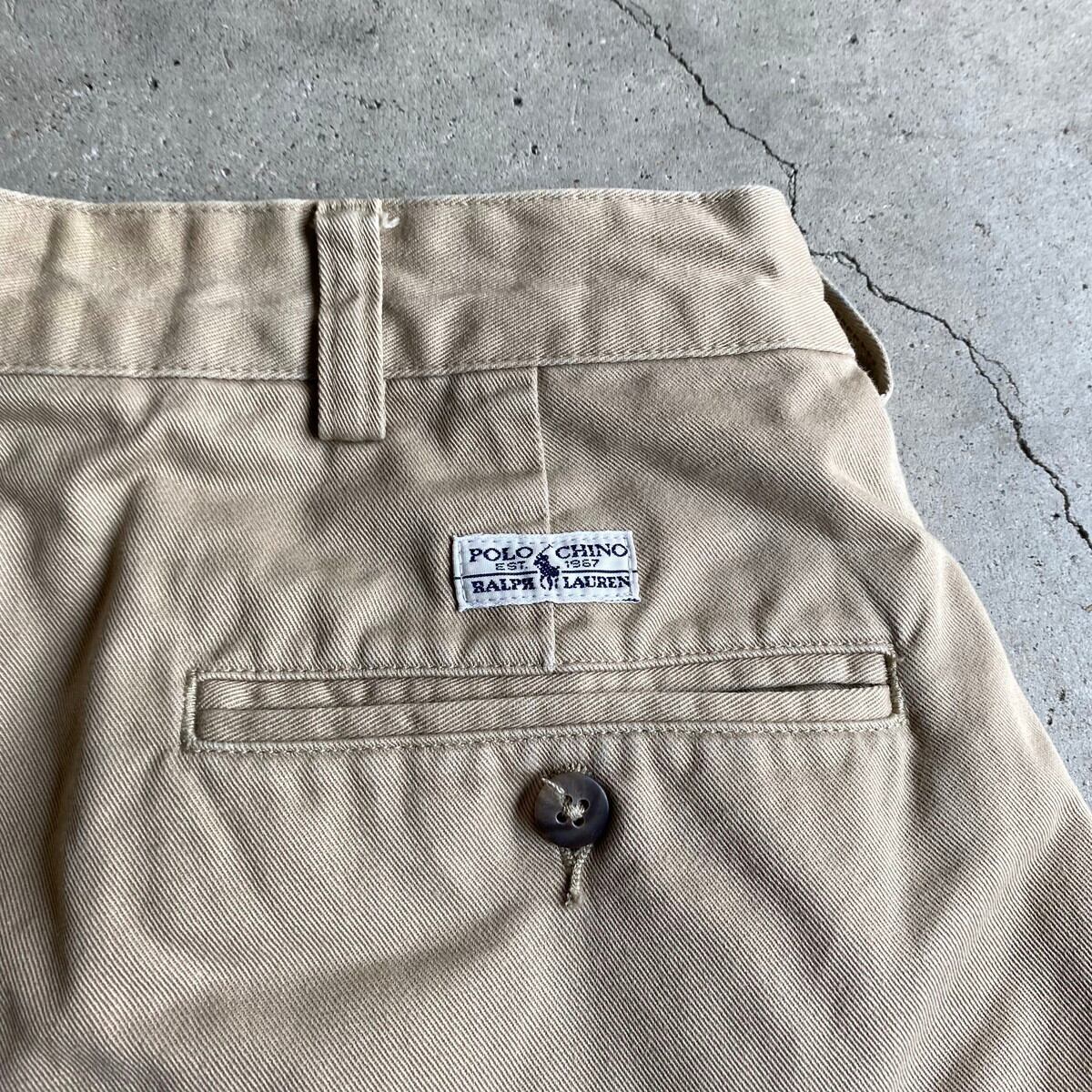 Polo Ralph Lauren ポロラルフローレン 2タック ツータック チノパンツ