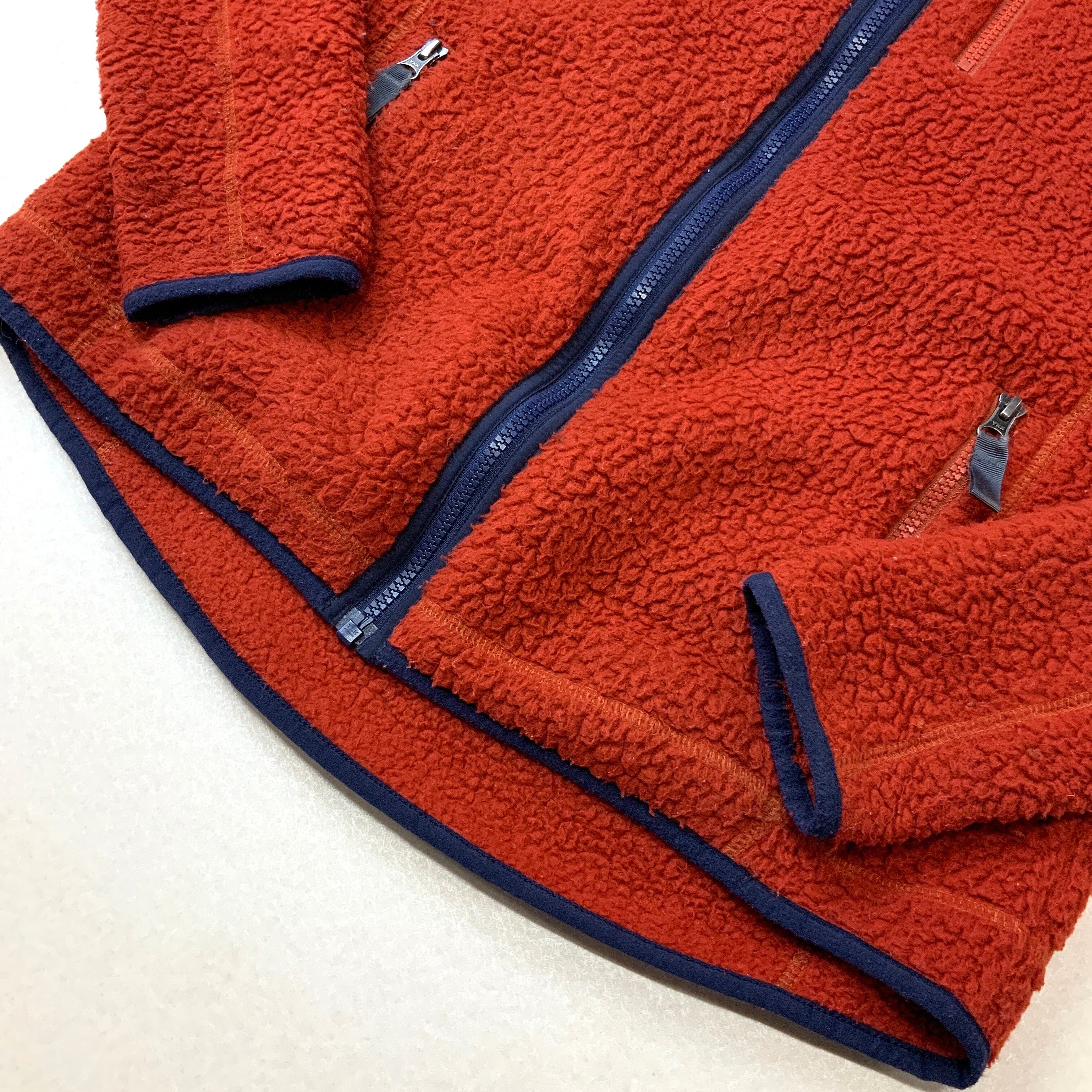 希少 patagonia パタゴニア ボアパーカー フリース 人気 レッド | 古着