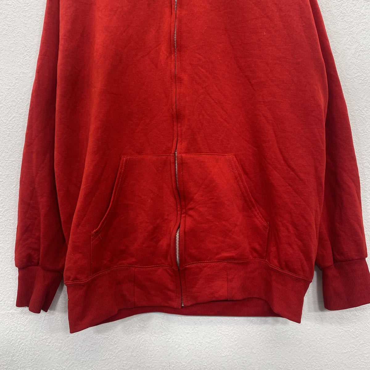 ジップアップパーカー XLサイズ サーマル vintage ヴィンテージ